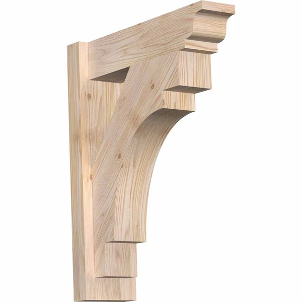 5 1/2x22W x 20x22D x 24x22H Merced Smooth Traditional Outlooker, Douglas Fir