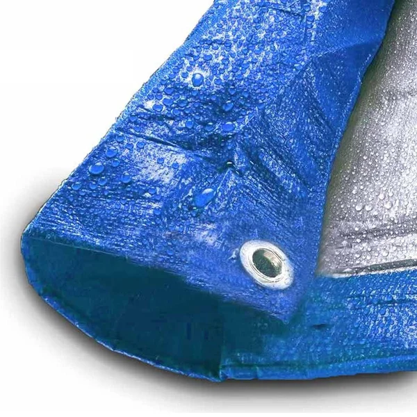 30& x 40& Blue & Silver Multi-Purpose Water Resistant Poly Tarp Cover
