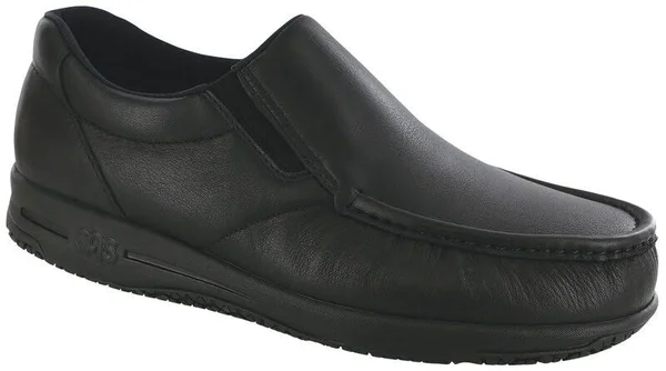 SAS Men's Navigator Non Slip Loafer - Matte Black S - 12