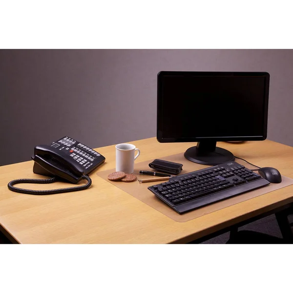 Desktex Polycarbonate Anti-Slip Desk Mat Rectangular Shaped (20x22 x 36x22)