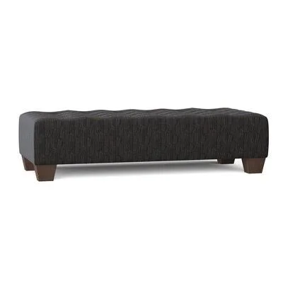 Buncombe 62x22 Rectangle Cocktail Ottoman Three Posts Body Fabric: Nadia Denim