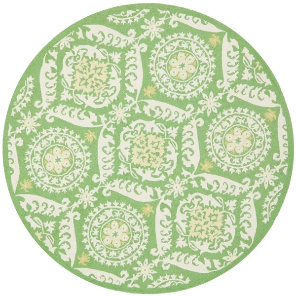 Safavieh Chelsea HK356B 7&9x22 x 9&9x22 Green, Beige Area Rug