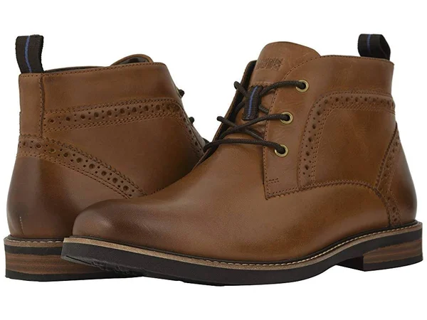 Nunn Bush Men's Ozark Plain Toe Chukka Boot Tan Nubuck 10 W