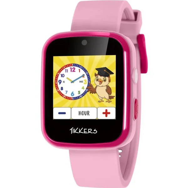 Tikkers Atk1084pnk Girls Bluetooth Smart Watch for Children