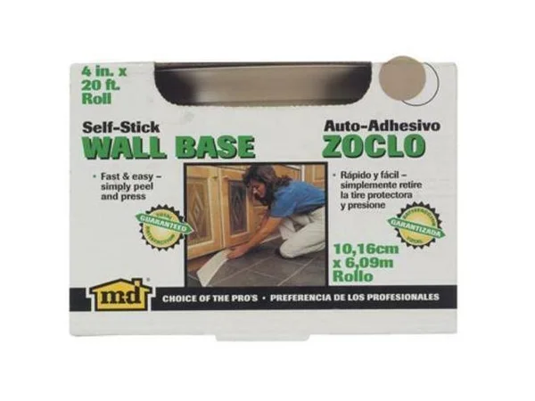 M-D Building 93187 Adhesive Back Vinyl Wall Base - 4x22 x 20, Desert Beige