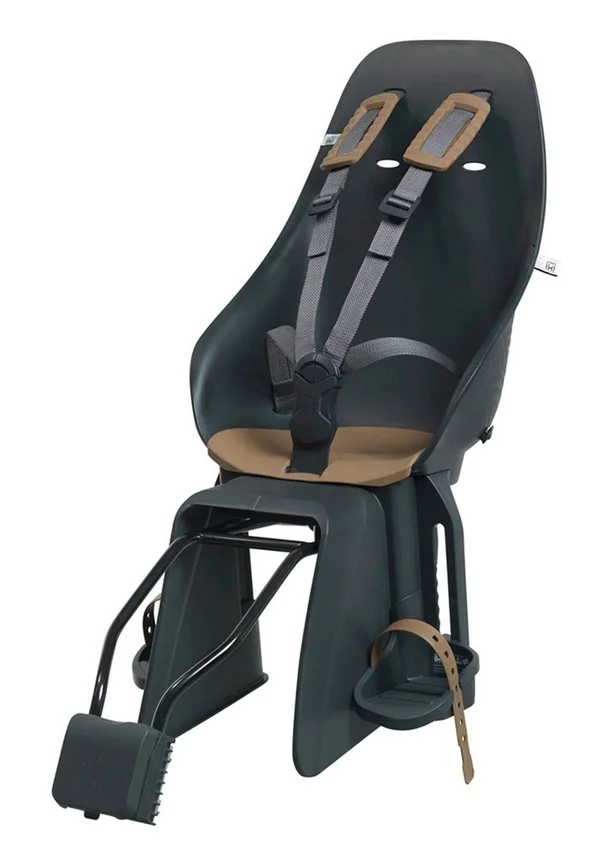 Urban Iki Rear Child Seat with Frame Mounting Bincho Black, Kurumi Brown