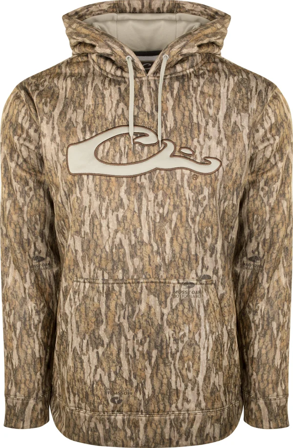 Drake Performance Hoodie - Mossy Oak Bottomland, Large