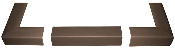 Kidkusion - Fireplace Bumper Pad Brown - 3" x 3"