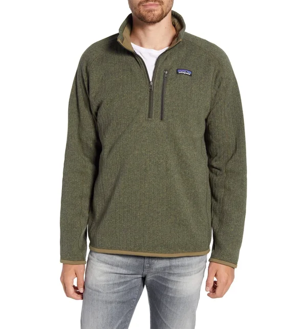 Patagonia Men's Better Sweater Rib Knit 1/4 Zip - Stonewash, XXL
