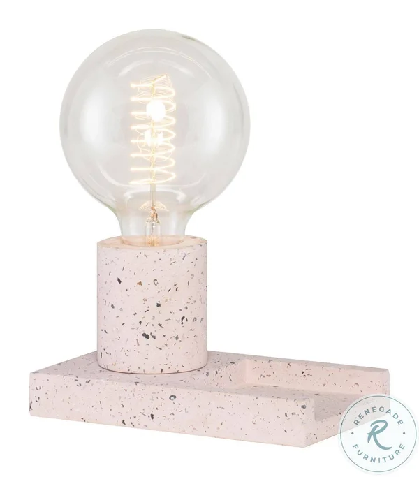 Nuevo Gloria Table Lamp, Bubble Gum Terrazzo