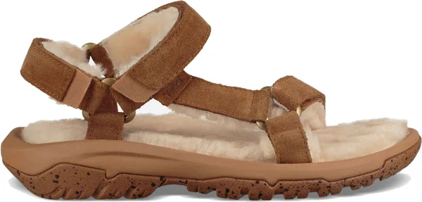 Teva Women's Hurricane Shearling Sandal - Pecan 7