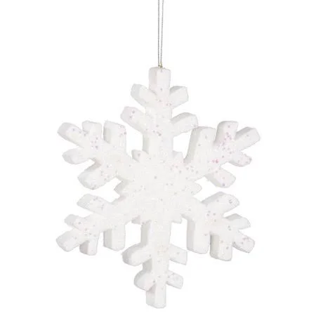 The Holiday Aisle Glitter Snowflake Shaped Ornament