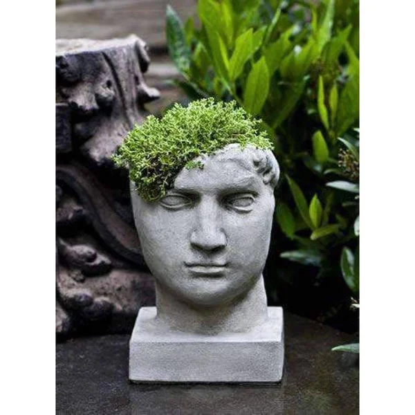 Campania International Aurelius Brown Stone Planter