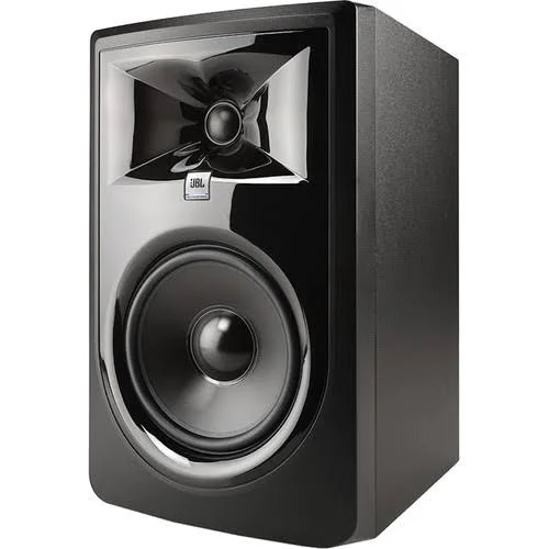 JBL Professional 306P MKII Studio Monitor Pair with 2 XLR Cables and Cable Ties