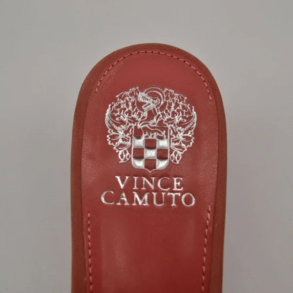 Vince Camuto Leather Wedge Slide Sandals -Rallema - Size 7 Medium, Sushi