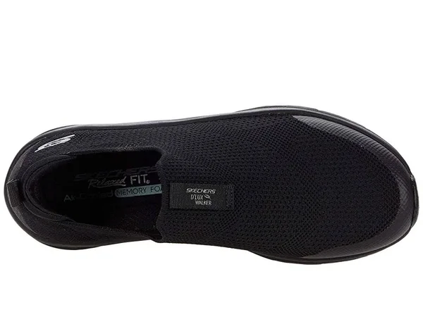 Skechers Women's Relaxed Fit D&Lux Walker Quick Upgrade Slip On - Black