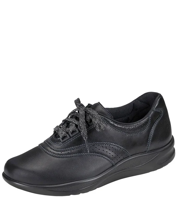 SAS Women's Walk Easy Black 10.5 Wide