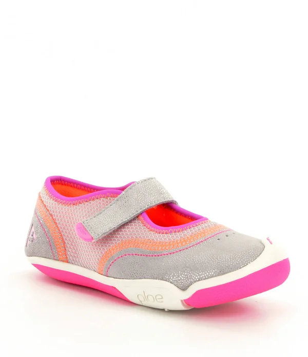 PLAE Emme - Silver/Pink Kids Shoe - Size 7 Toddler - Pink
