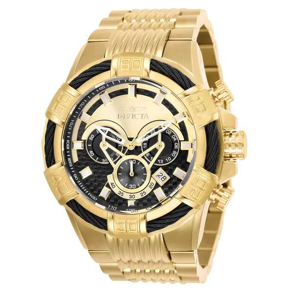 Invicta Bolt Chronograph Black/Gold Dial Men's Watch 25543