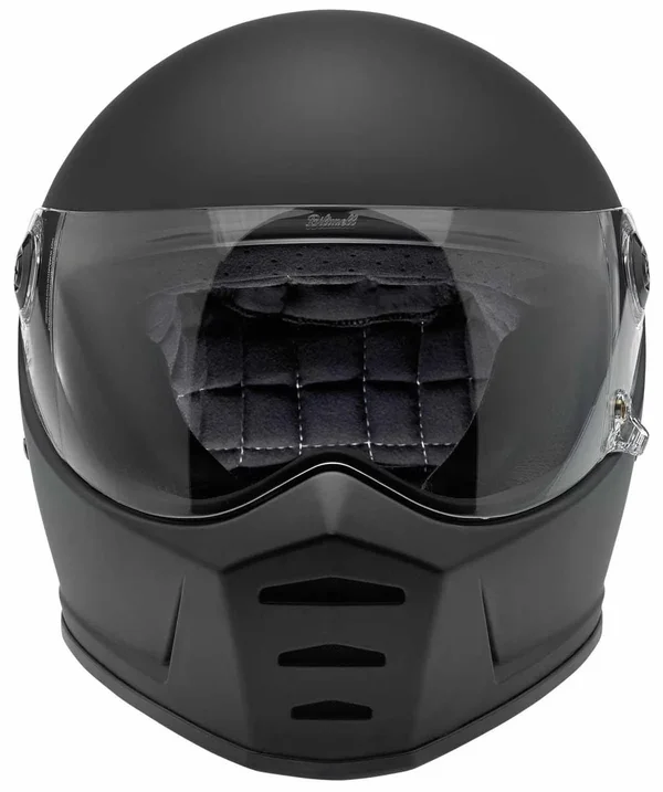 Biltwell Lane Splitter Helmet Solid Flat Titanium 2XL