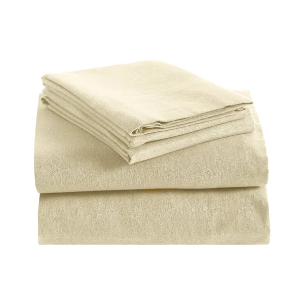Fleur-de-lis Deep Pocket Sheet Set by Superior Ivory, Queen