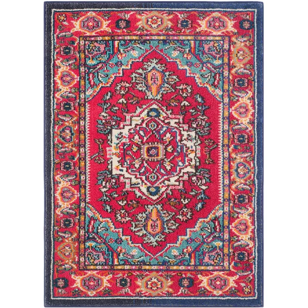 Safavieh Monaco Rug MNC207 Red, Turquoise, 2& 2x22 x 8& 0x22