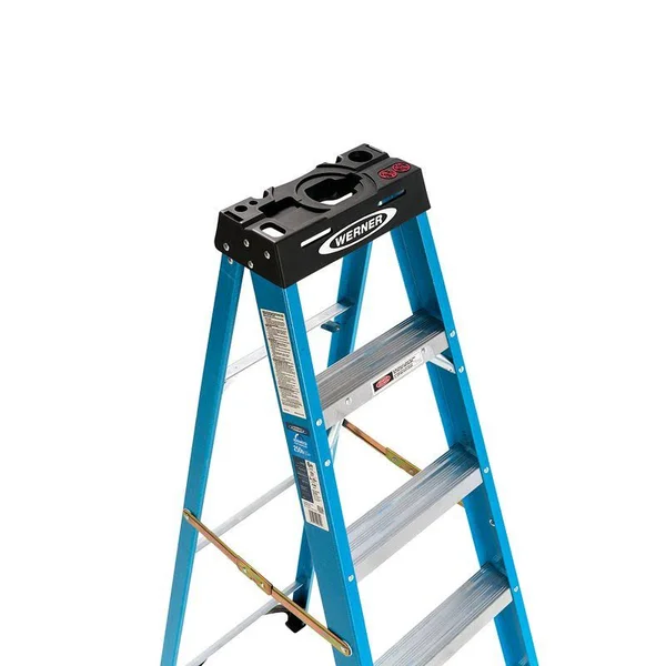 Werner Type I Fiberglass Single Sided Stepladder FS107