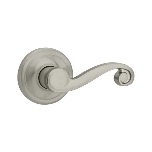 Kwikset 967LLRH-15SV1 Right Hand Lido Lever Interior Double Cylinder Handleset Trim SmartKey Satin Nickel Finish