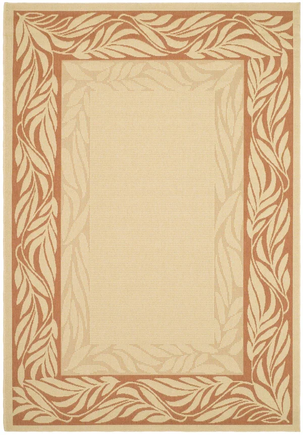 Safavieh Courtyard Area Rug CY1551 Natural, Terra, 6& 7x22 x 9& 6x22