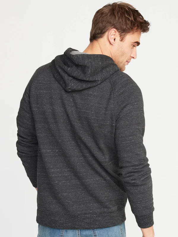 Old Navy Men's Soft-Washed Pullover Hoodie - Dark Charcoal Gray - Size M