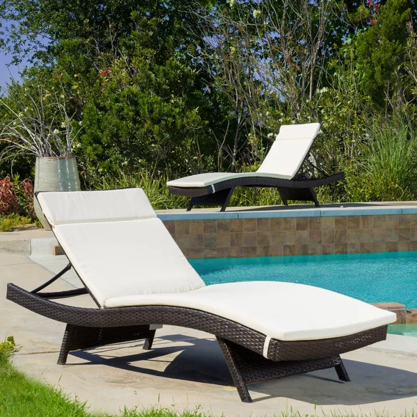 Soleil Outdoor Water Resistant Chaise Lounge CUSHION - Green