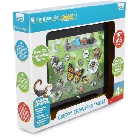 Kidz Delight Smithsonian Creepy Crawler Tablet - Black