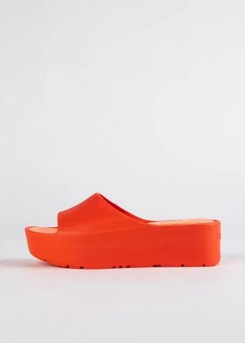 Lemon Jelly, Sunny Jelly Platform Sandal, Arancio, Size 38, Lori&s Shoes