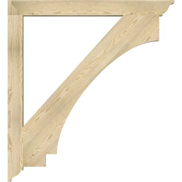 4x22W x 44x22D x 48x22H Imperial Traditional Rough Sawn BRACKET - Douglas Fir