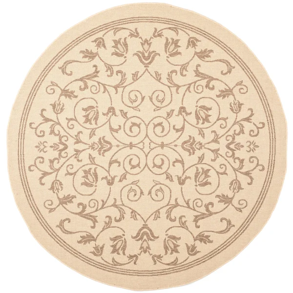 Safavieh Courtyard CY2098-1E06 5&3x22 x 7&7x22 Olive, Natural Area Rug