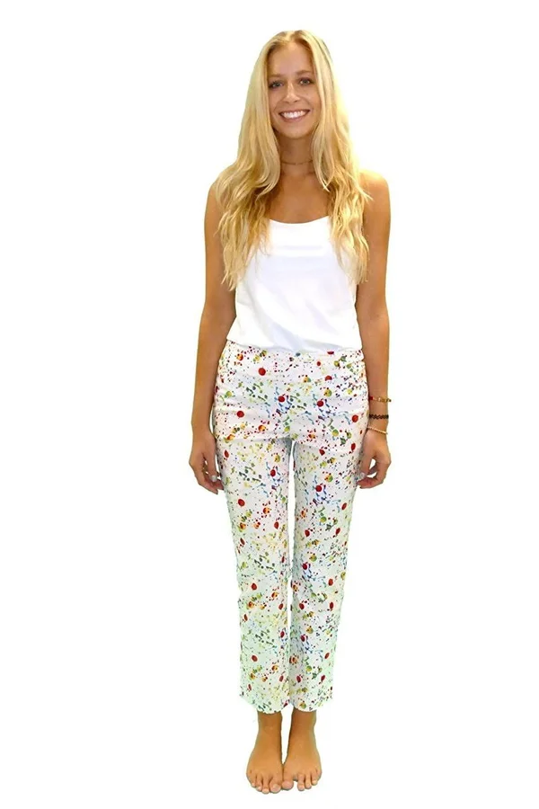 Krazy Larry Women's Pull-On Ankle Pants Navy - 8