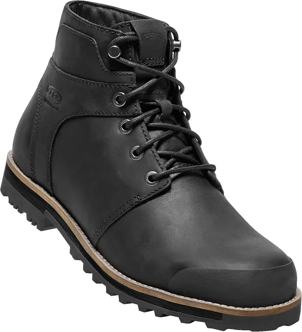 Keen Men's The Rocker Waterproof Boot - 10 - Black - Black