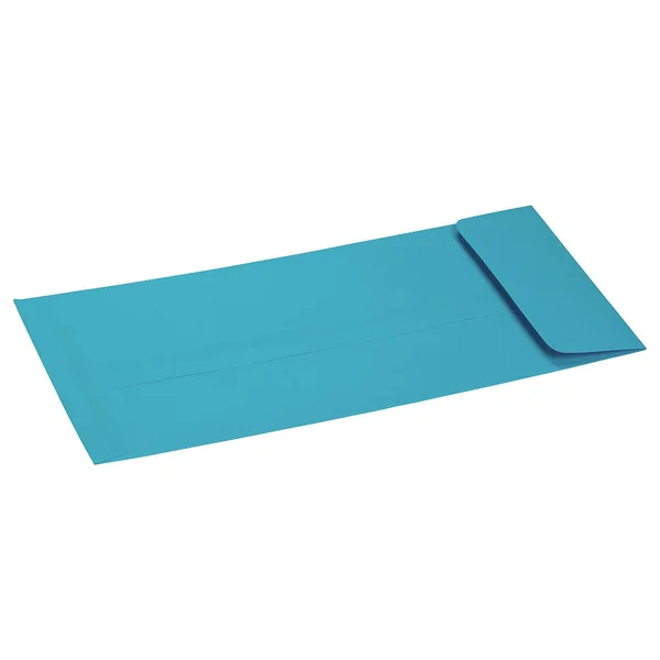 Jam Paper #12 Policy Envelopes - 4.75 x 11, Brite Hue Blue Recycled, 1000/Carton (3156401B), 4.75 x 11 inches