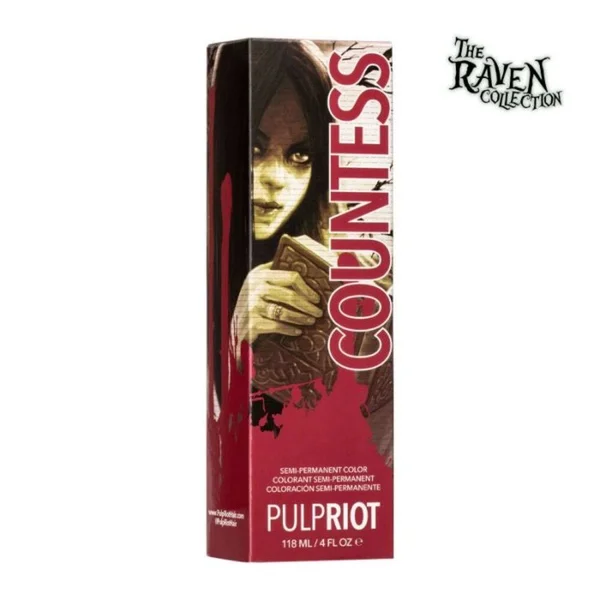 Pulp Riot Semi-Permanent Hair Color Raven Collection Countess 118ml