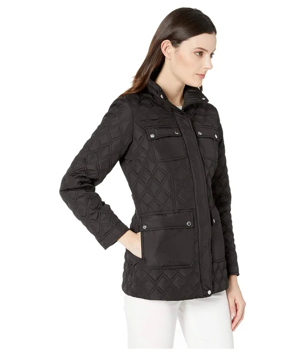 Vince Camuto 28x22 Quilted Jacket, LG (US 12-14) One Size, Black