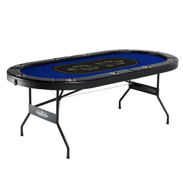 Barrington 10-Player Poker Table - Blue