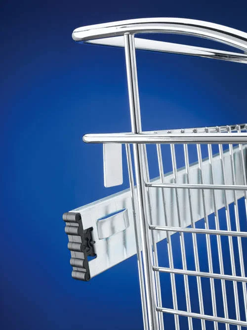 Rev-A-Shelf 24 in. x 7 in. Chrome Closet Pull-Out Basket, Grey
