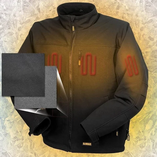 DeWalt DCHJ060ATD1 Heated Soft Shell Jacket Kit - Tobacco - M