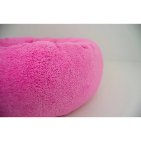 Bessie and Barnie Ultra Plush Deluxe Comfort Pet Dog & Cat Pink Snuggle Bed, Size: Small - 23 inch