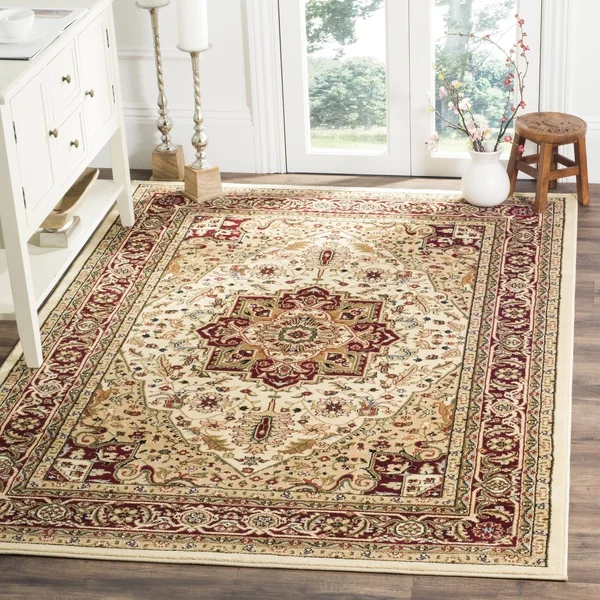 Safavieh Lyndhurst LNH330R 3&3x22 x 5&3x22 Ivory - Rust Area Rug