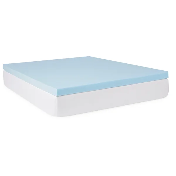 Lucid Comfort Collection 3-Inch Gel Memory Foam Mattress Topper with Premium Waterproof Mattress Protector, Size: Queen