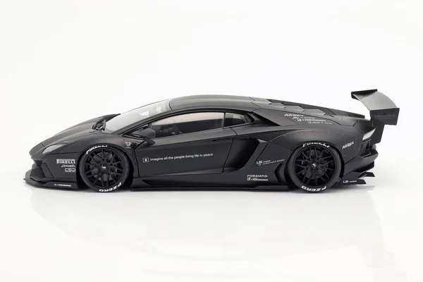 AUTOart 1/18 Lamborghini Aventador LB-Works Matt Black