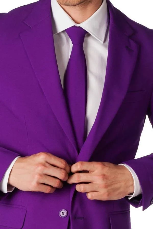 Opposuits Men's Purple Prince Suit