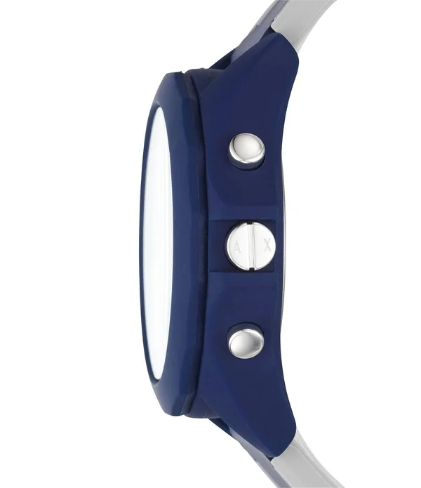 Armani Exchange Connected Drexler Silicone Hybrid Smartwatch - Blue