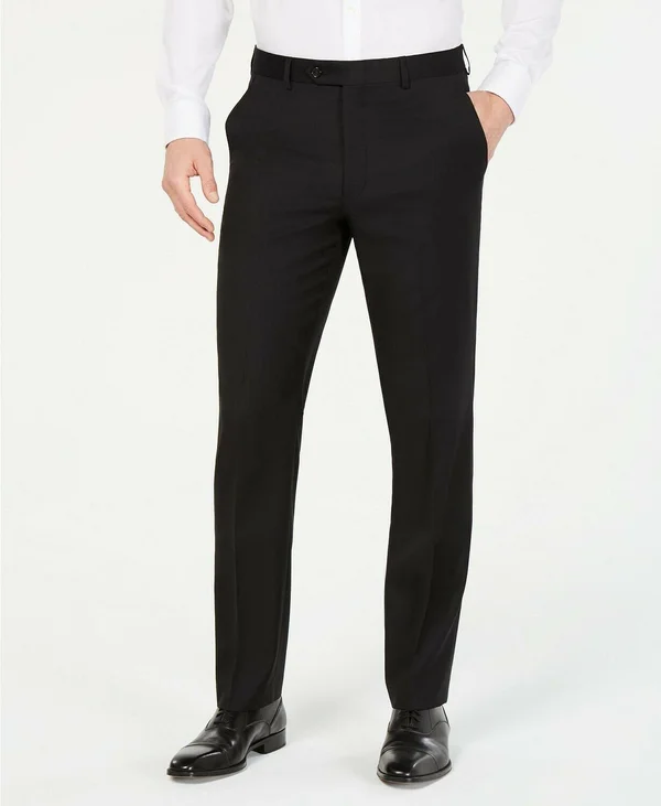 Lauren Ralph Lauren Edgewood Men's Casual Pants Black Plain : 44 30